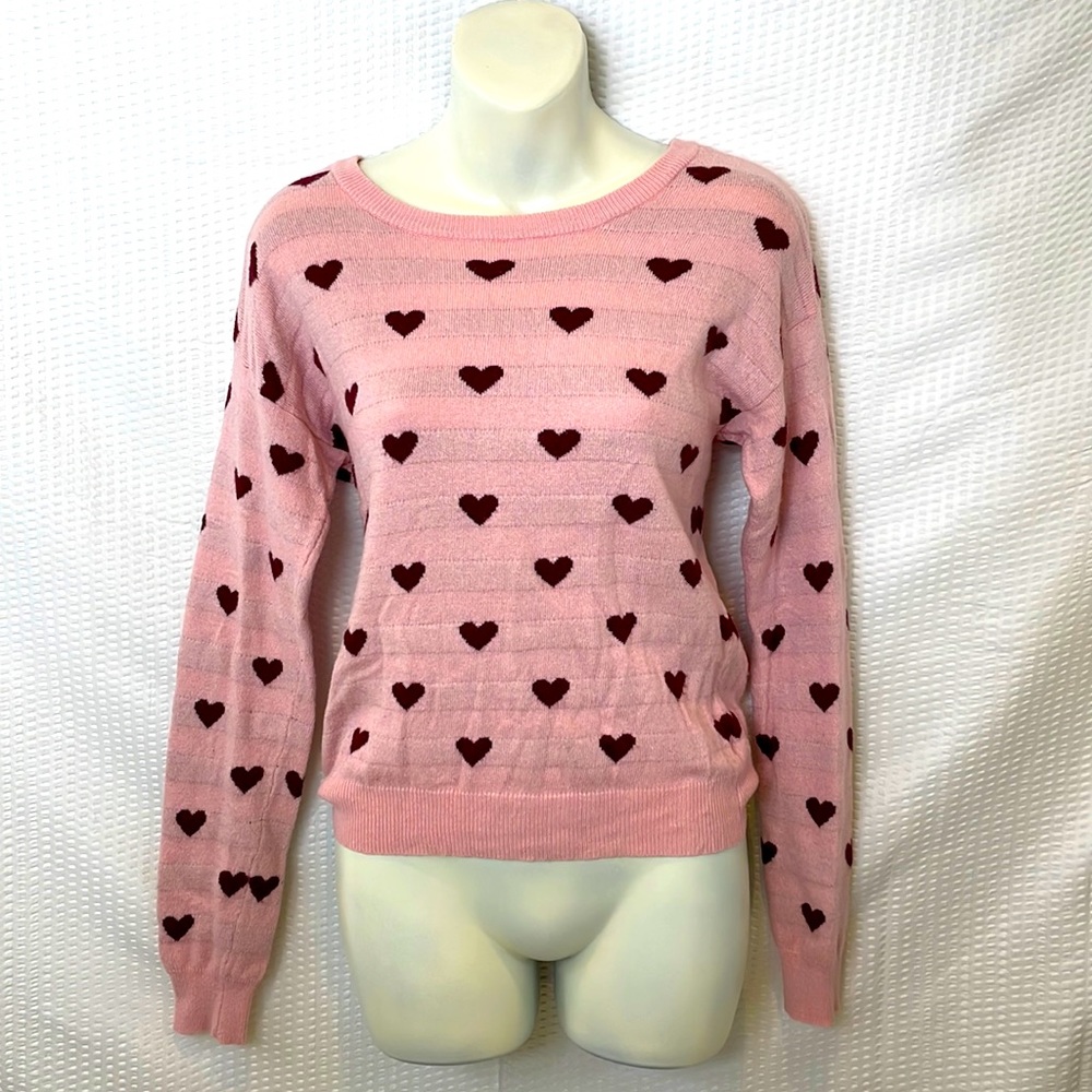 Forever 21 Hearts Sweater